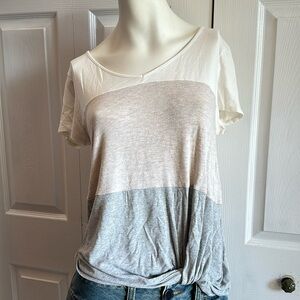 Maurices 24/7 short sleeve rayon/spandex top, size M. Create a bundle and save!